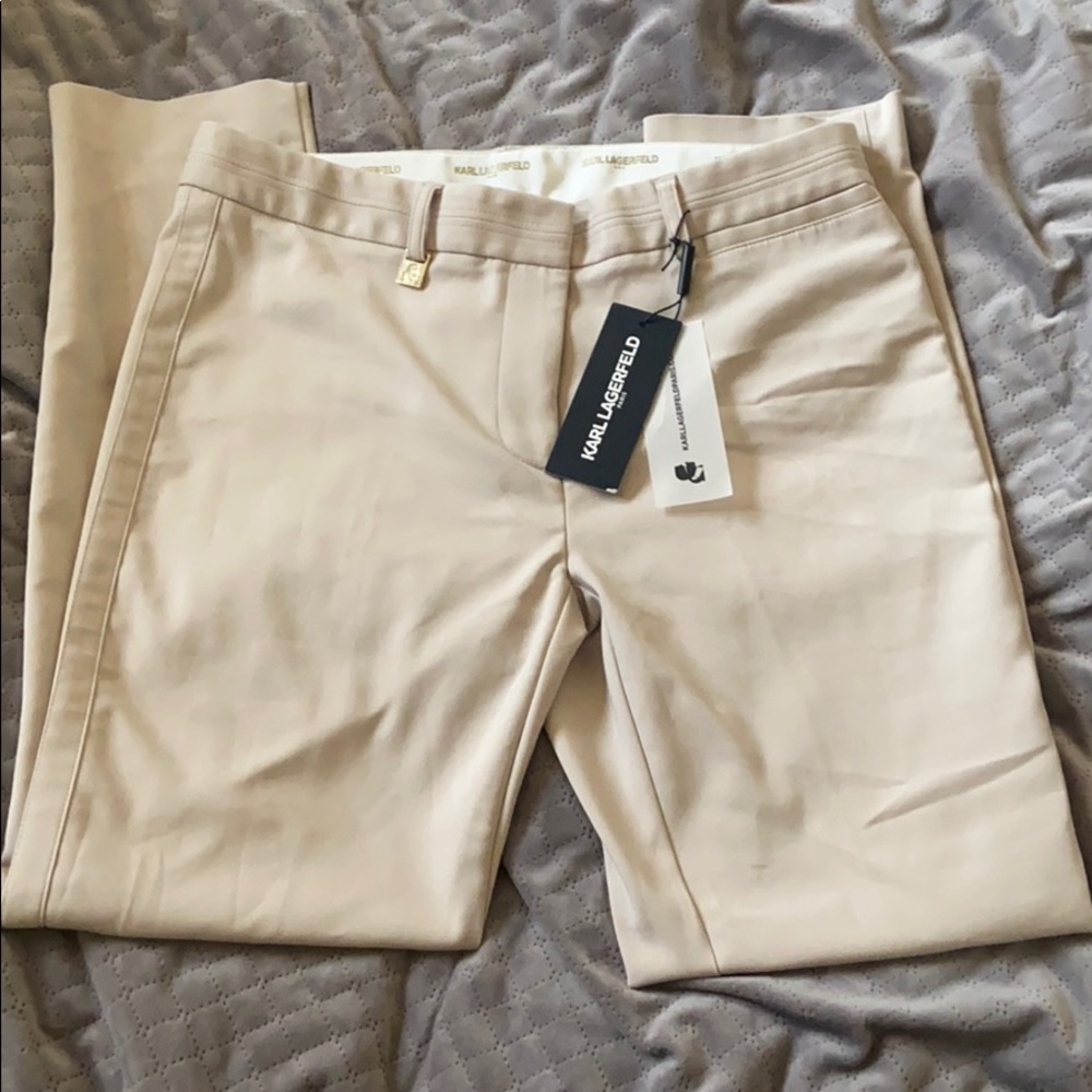 Karl Lagerfield Khaki Dress Pants
